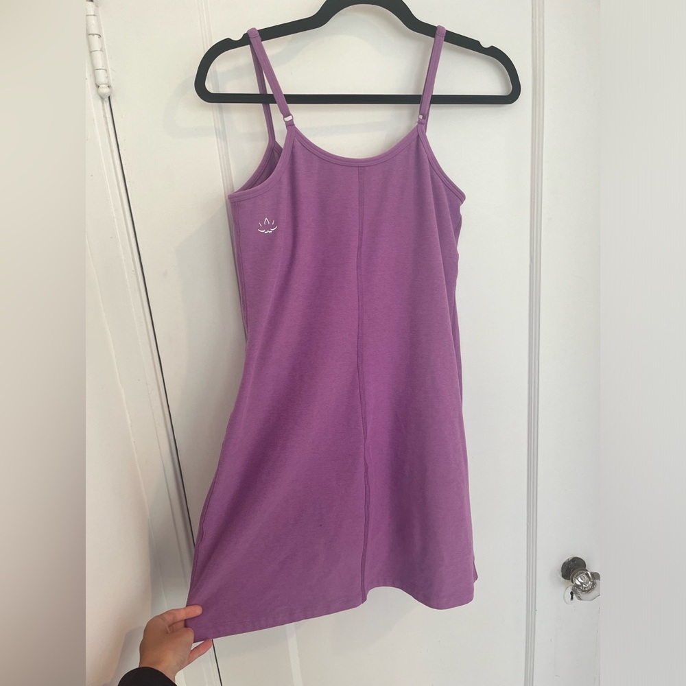 Beyond Yoga Spacedye Essence active dress, pink/purple color, size small